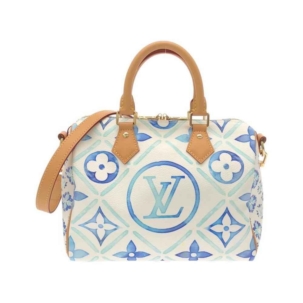 Louis Vuitton Monogram Tile Speedy Bandoulière 25cm M11264 Boston Bag